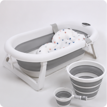 Kit Baignoire Bébé Pliable 4 en 1