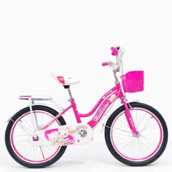 Vélo Rose avec Panier